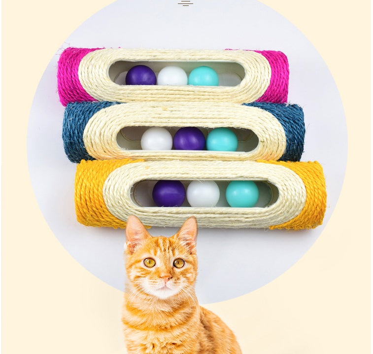 Pet Sisal Drum Interactive Climbing Toy