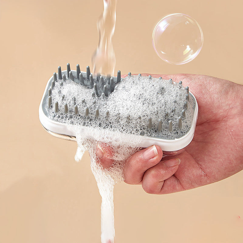 Pet Silicone Bath Brush For Massage Cleaning And Grooming