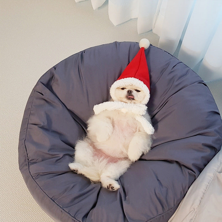Moisture Proof Dust Proof Removable Washable Large Round Pet Bed