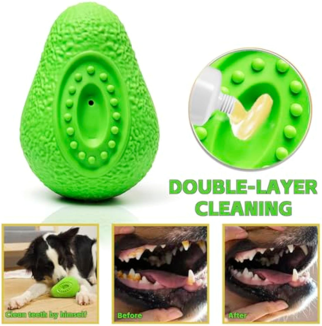 Pet Chew Toy Indestructible Rubber Teething Heavy Duty Toy