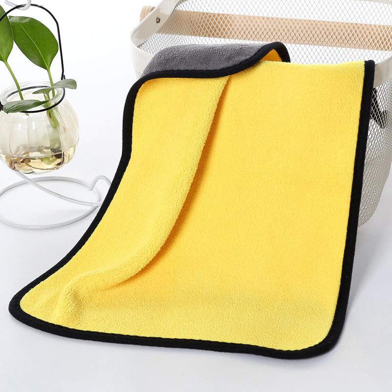 Pet Absorbent Fiber Bath Towel Cleaning And Drying Cloth